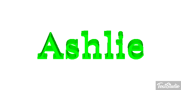 Ashlie Text effect