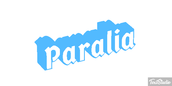 Paralia Efeito do texto