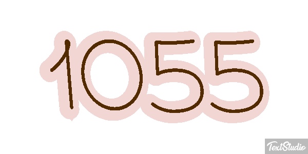 1055 Text effect