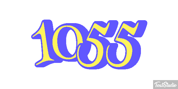 1055 Text effect