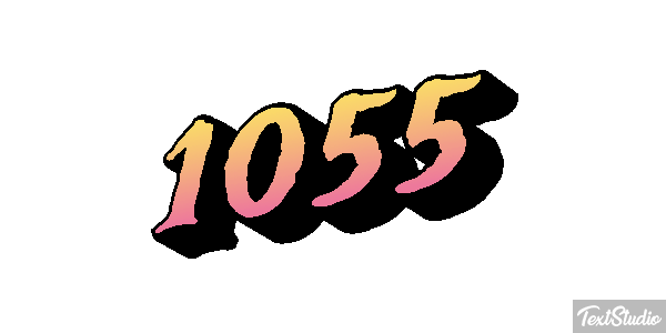 1055 Text effect