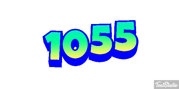 1055 Text effect