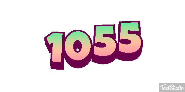 1055 Text effect