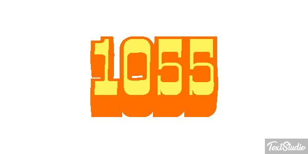 1055 Text effect