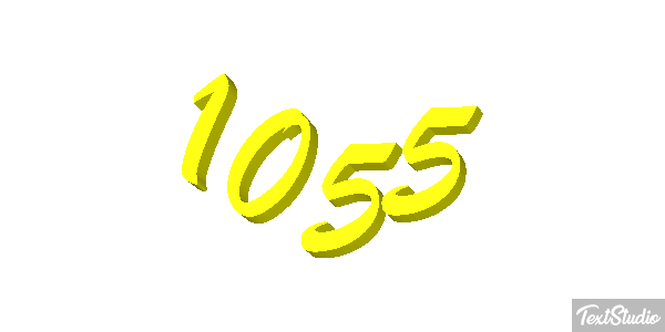 1055 Text effect