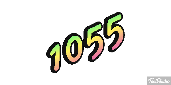 1055 Text effect