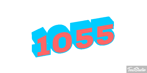 1055 Text effect
