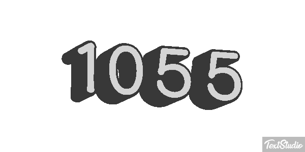 1055 Text effect