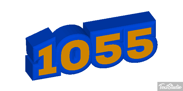 1055 Text effect