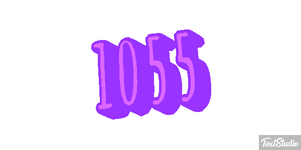 1055 Text effect