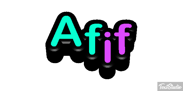 Afif Текстовый эффект