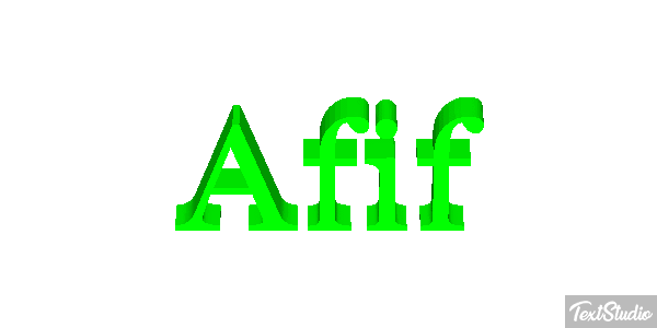 Afif Текстовый эффект