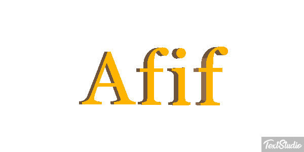 Afif Текстовый эффект