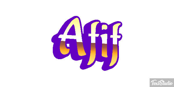 Afif Текстовый эффект