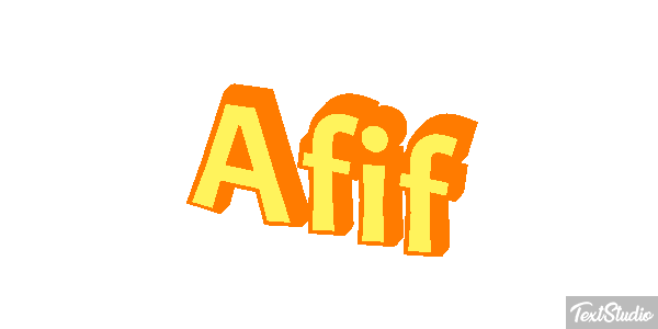 Afif Текстовый эффект