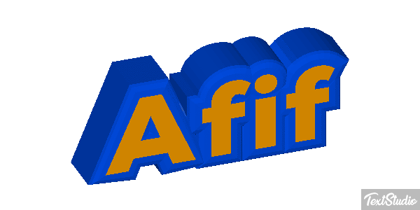 Afif Текстовый эффект