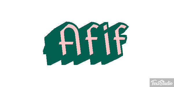 Afif Текстовый эффект