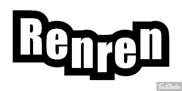 Renren Text effect