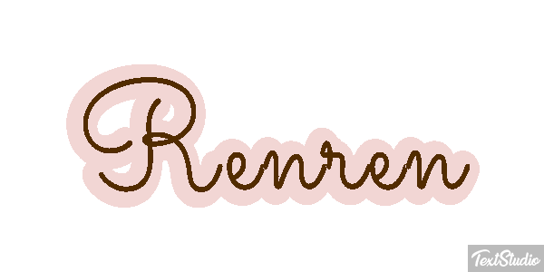 Renren Text effect