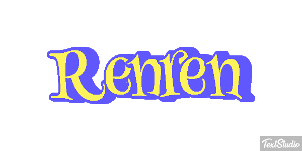 Renren Text effect