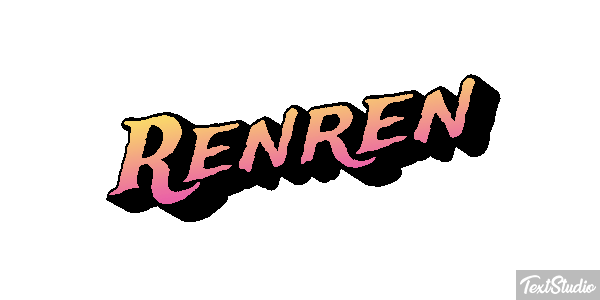 Renren Text effect
