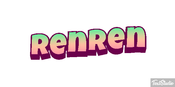 Renren Text effect
