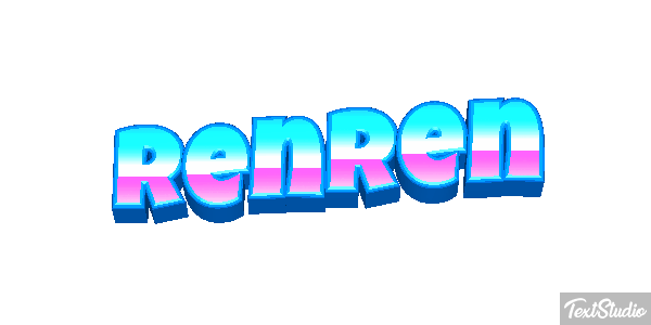Renren Text effect
