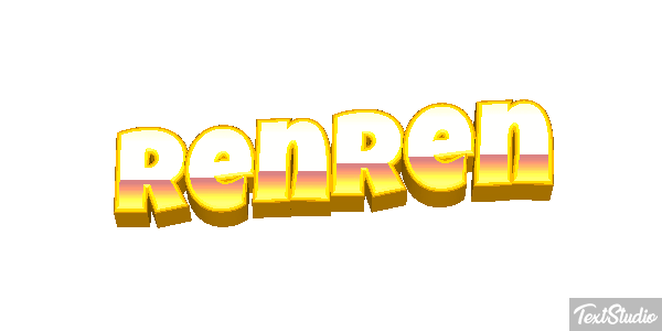 Renren Text effect