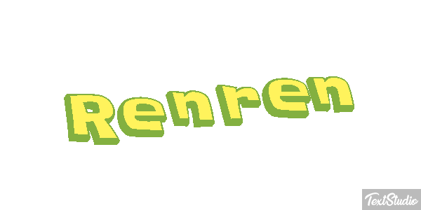 Renren Text effect