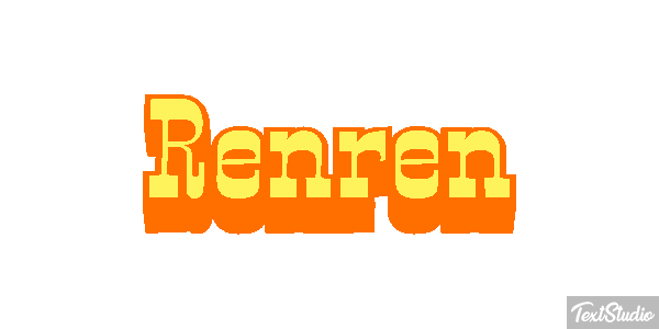 Renren Text effect