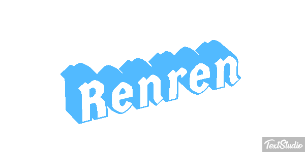 Renren Text effect