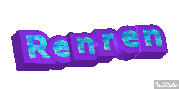 Renren Text effect