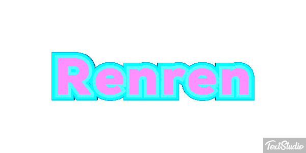 Renren Text effect