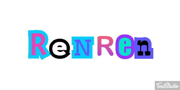 Renren Text effect