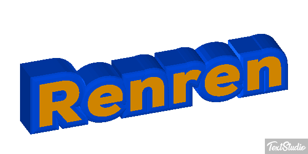 Renren Text effect
