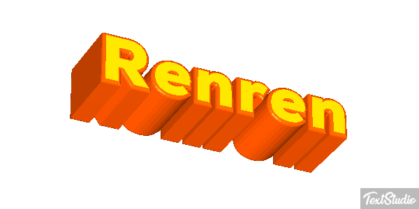 Renren Text effect
