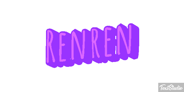Renren Text effect