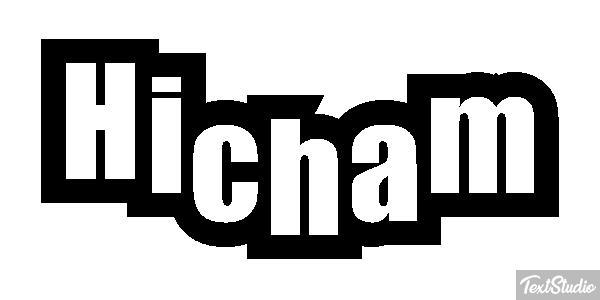 Hicham Text effect