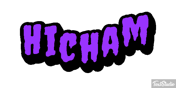 Hicham Text effect