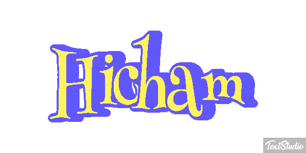 Hicham Text effect