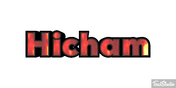 Hicham Text effect