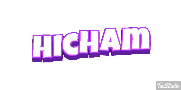 Hicham Text effect