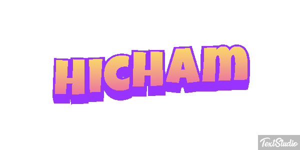 Hicham Text effect