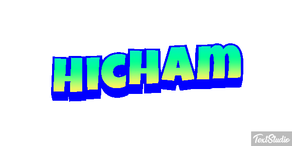 Hicham Text effect