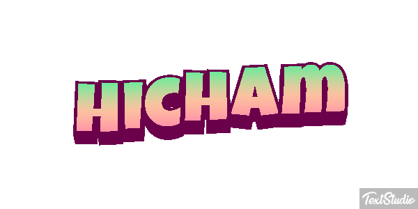 Hicham Text effect