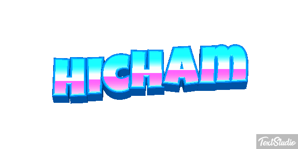 Hicham Text effect