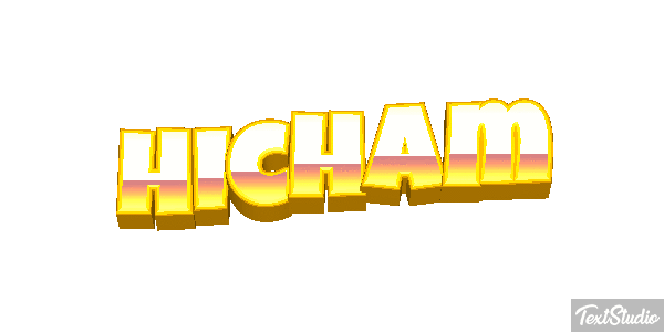 Hicham Text effect