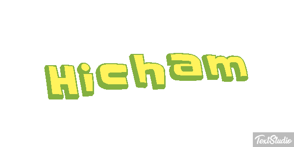 Hicham Text effect