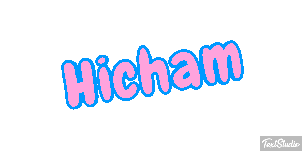 Hicham Text effect