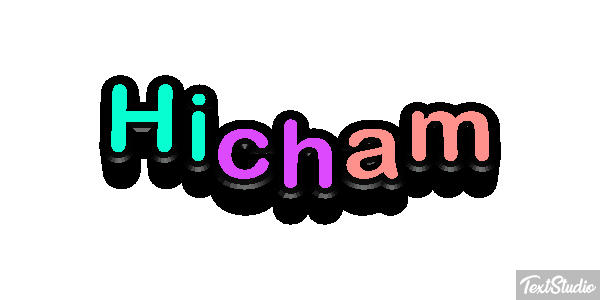 Hicham Text effect